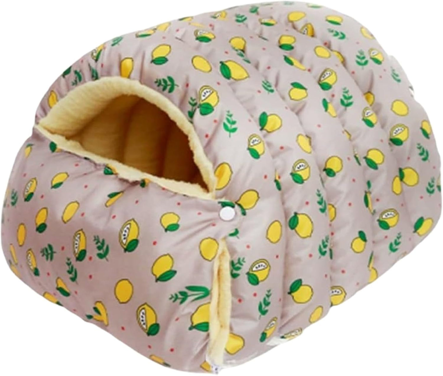 Winter Warm Cat Cave Bed – Cozy Plush Enclosed Pet Bed for Cats & Small Dogs