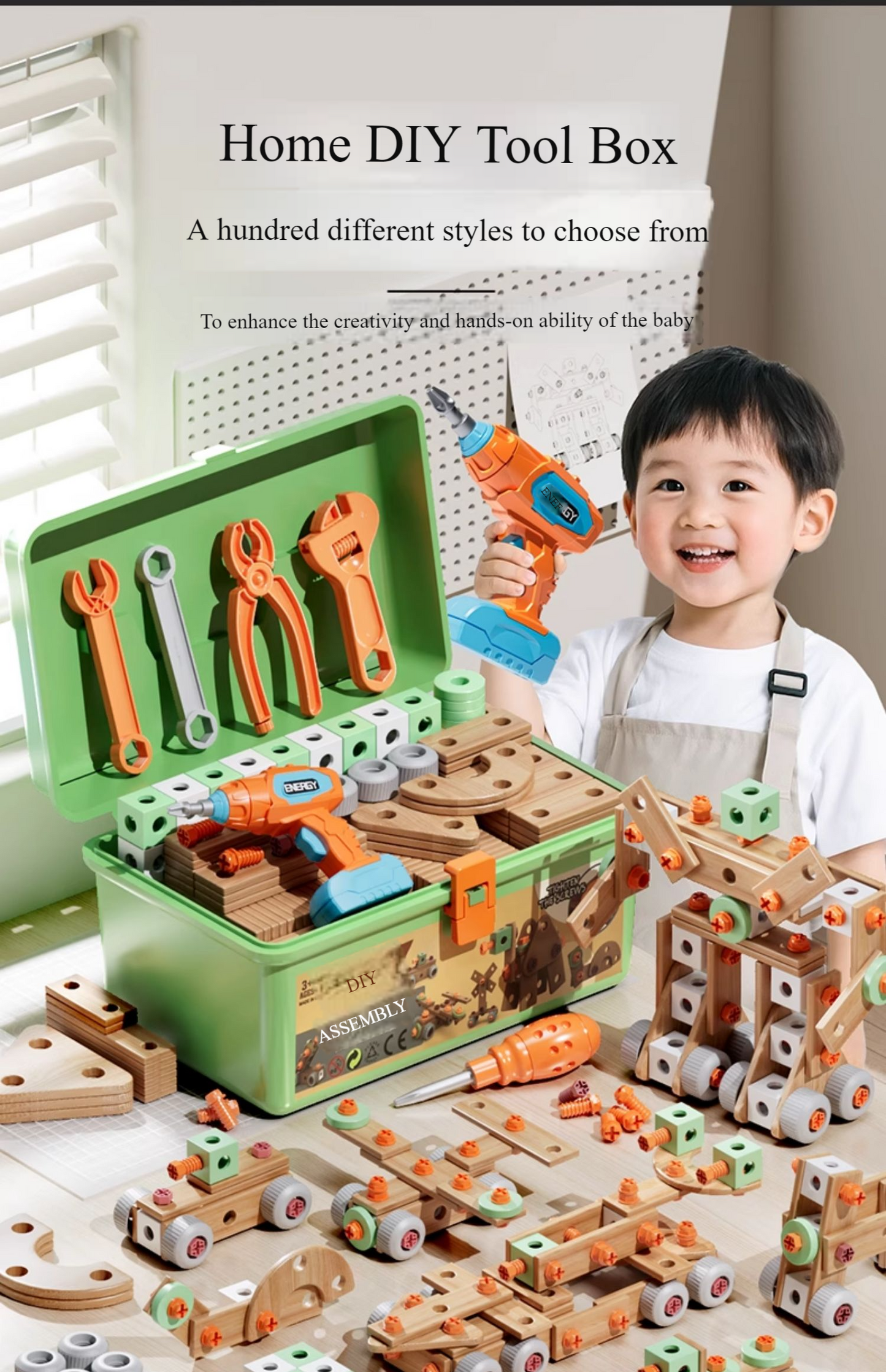 🔧Kids' Screwdriver Toolbox Toy Hands-On Creative Gift🎁