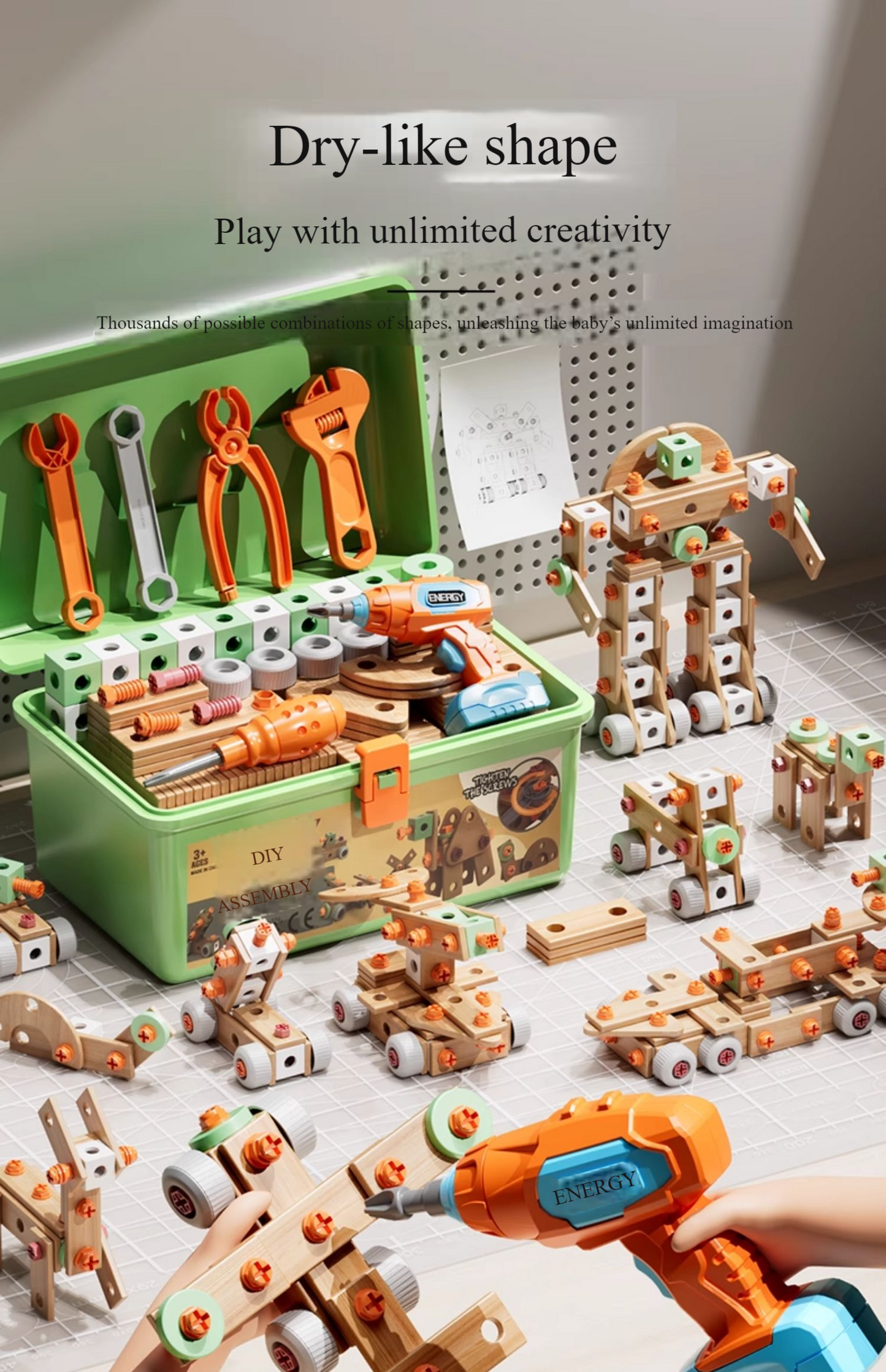 🔧Kids' Screwdriver Toolbox Toy Hands-On Creative Gift🎁