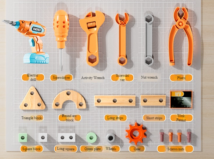 🔧Kids' Screwdriver Toolbox Toy Hands-On Creative Gift🎁